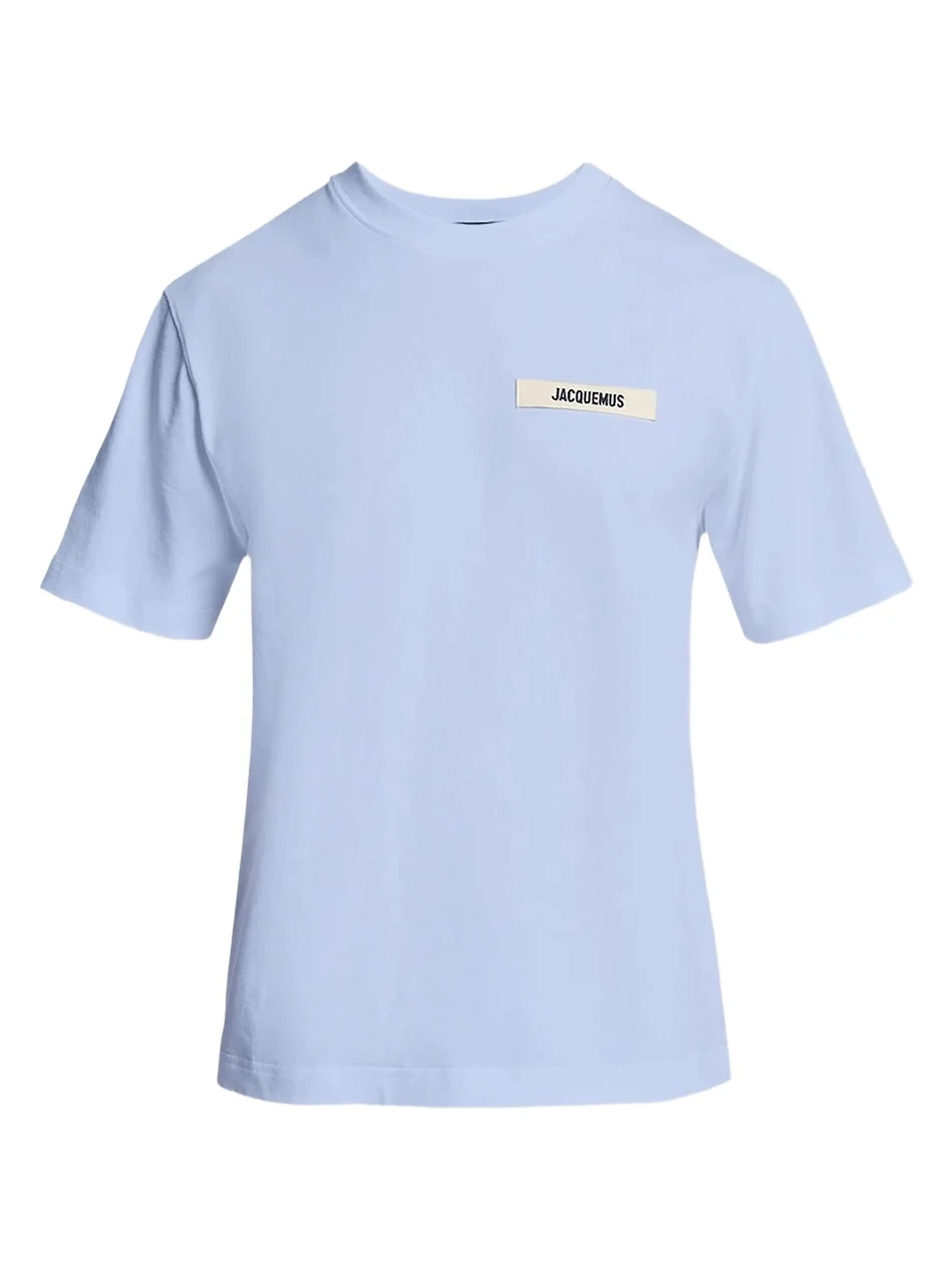 Men's Grosgrain Logo Cotton T-Shirt Men's Grosgrain Logo Cotton T-Shirt