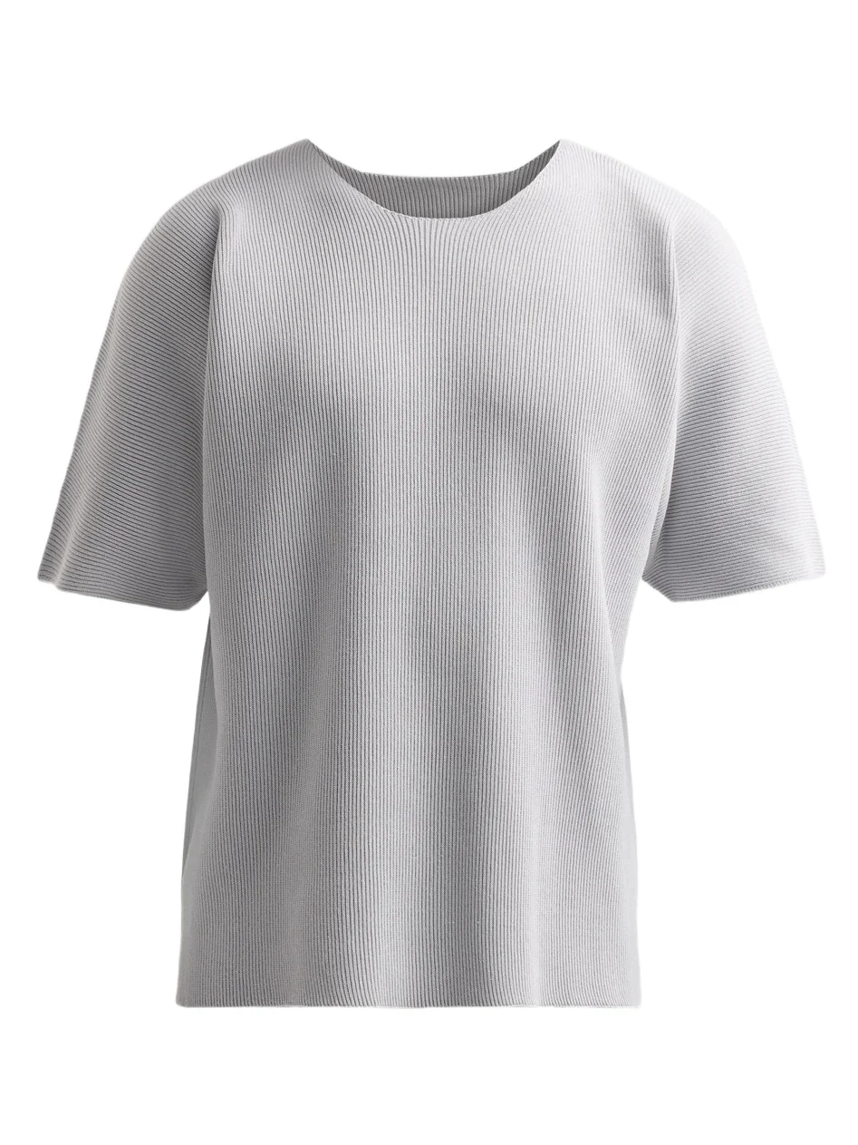 Homme Plissé Issey Miyake Men Basic Knit T-Shirt