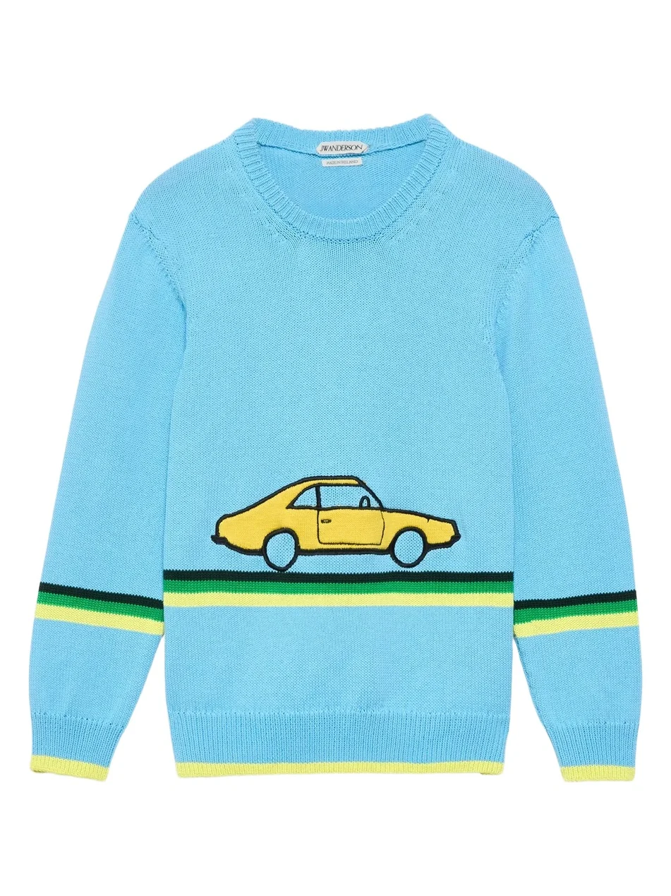 Women's Car Knit Cotton Jumper