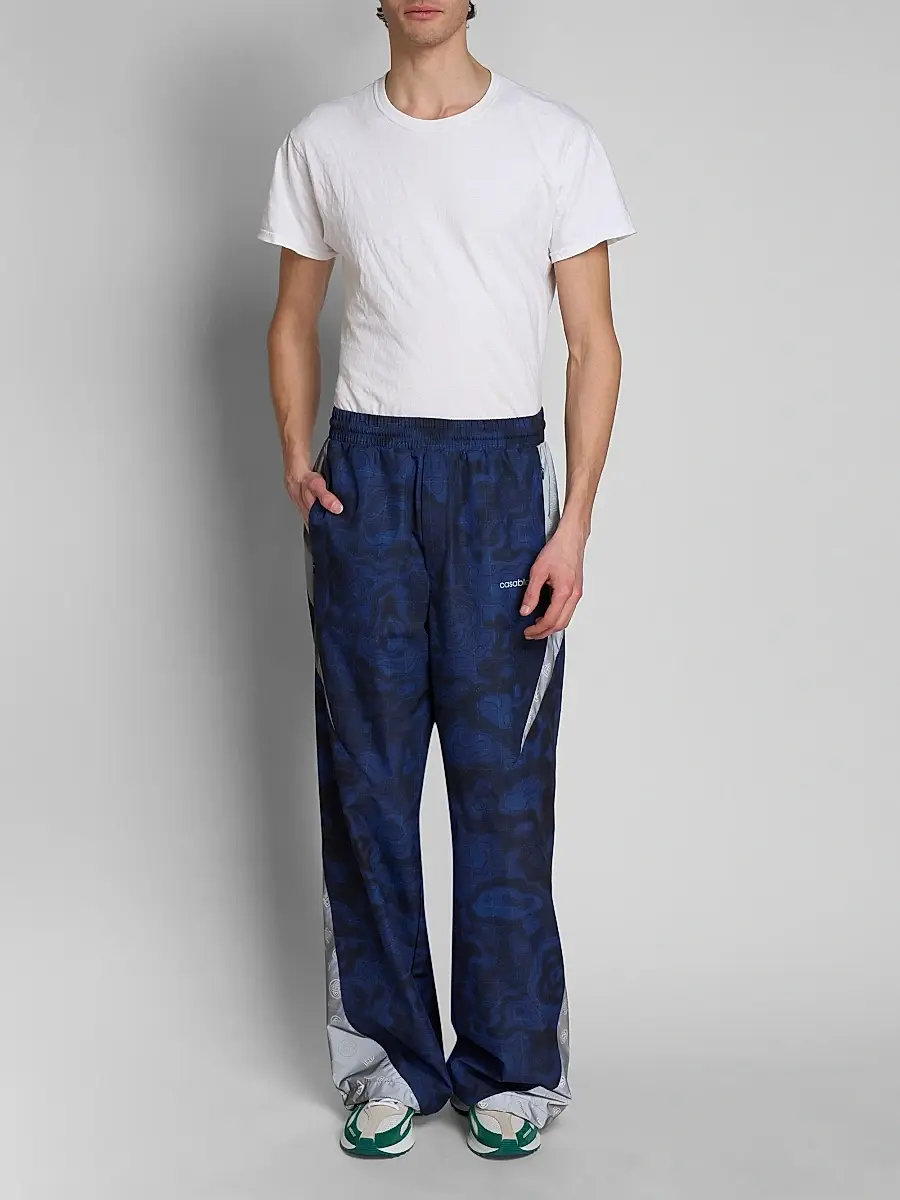 Casablanca Men's Printed Wide-Leg Track Pants | Thumbnail 2 Casablanca Men's Printed Wide-Leg Track Pants | Thumbnail 2