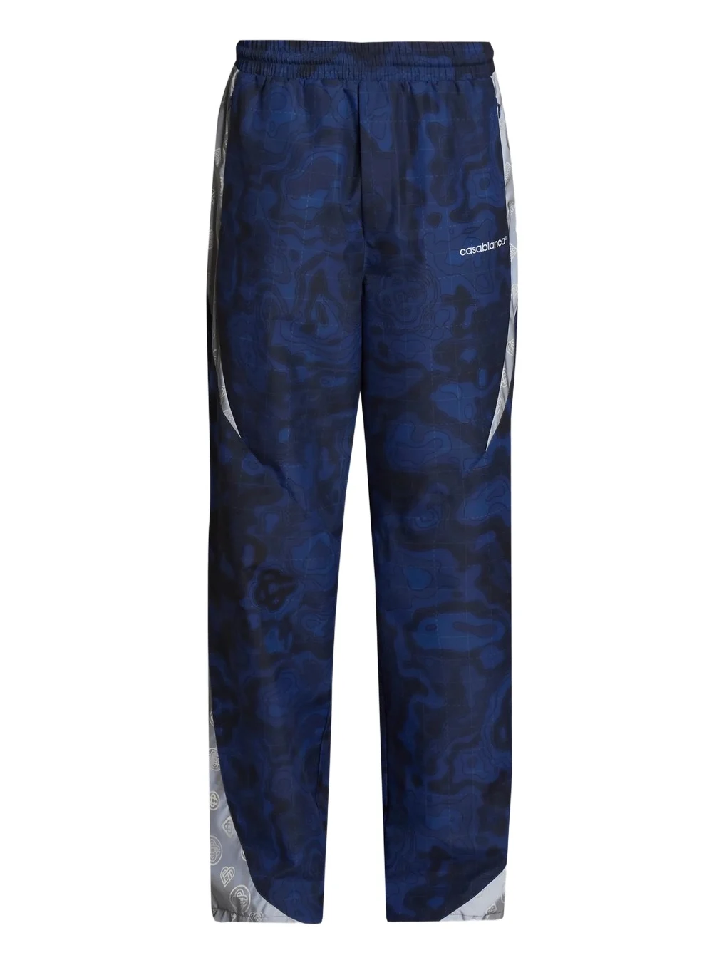 Men's Printed Wide-Leg Track Pants Men's Printed Wide-Leg Track Pants