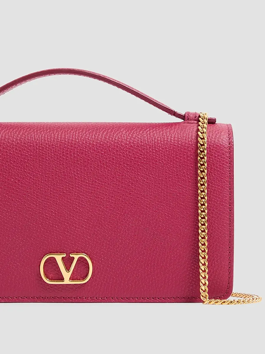 Valentino Women's VLogo Signature Grainy Calfskin Wallet with Chain - Insolent | Thumbnail 7 Valentino Women's VLogo Signature Grainy Calfskin Wallet with Chain - Insolent | Thumbnail 7
