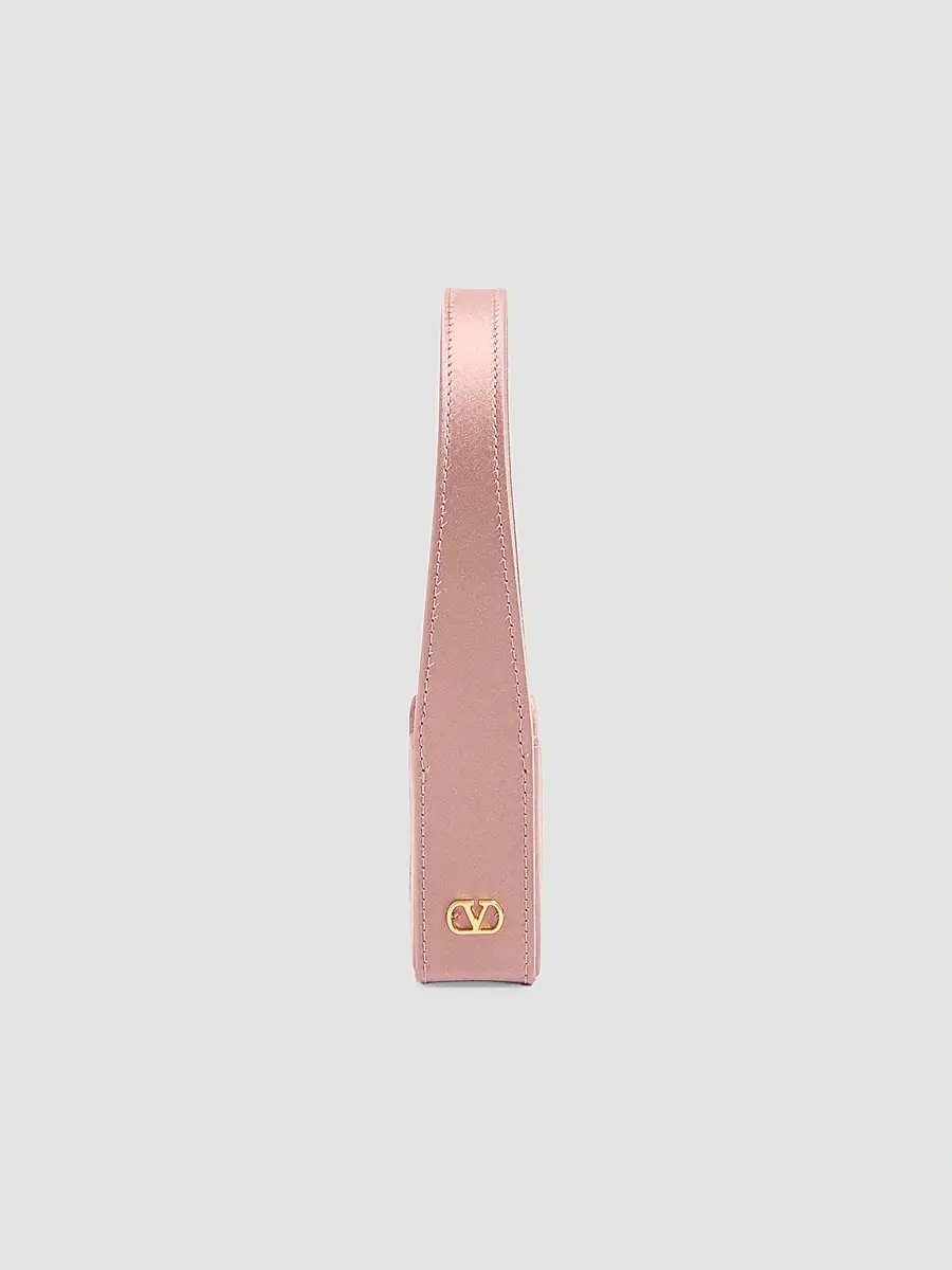 Valentino Women's Minaumorphe Minaudière Clutch in Metal with Swarovski Crystals - Brass Pink | Thumbnail 4 Valentino Women's Minaumorphe Minaudière Clutch in Metal with Swarovski Crystals - Brass Pink | Thumbnail 4