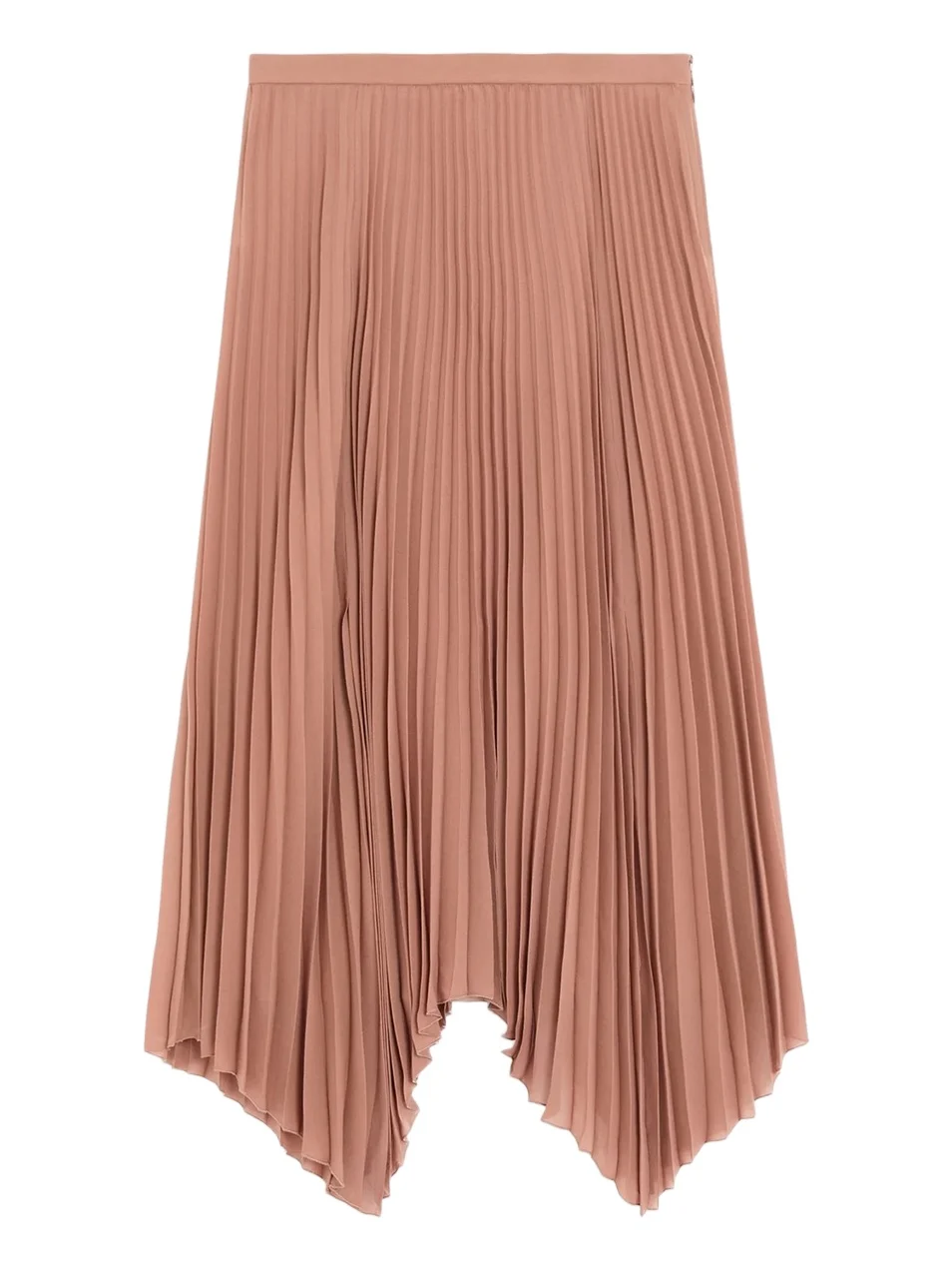 Valentino Women's Midi Skirt in Light Georgette - Terracotta