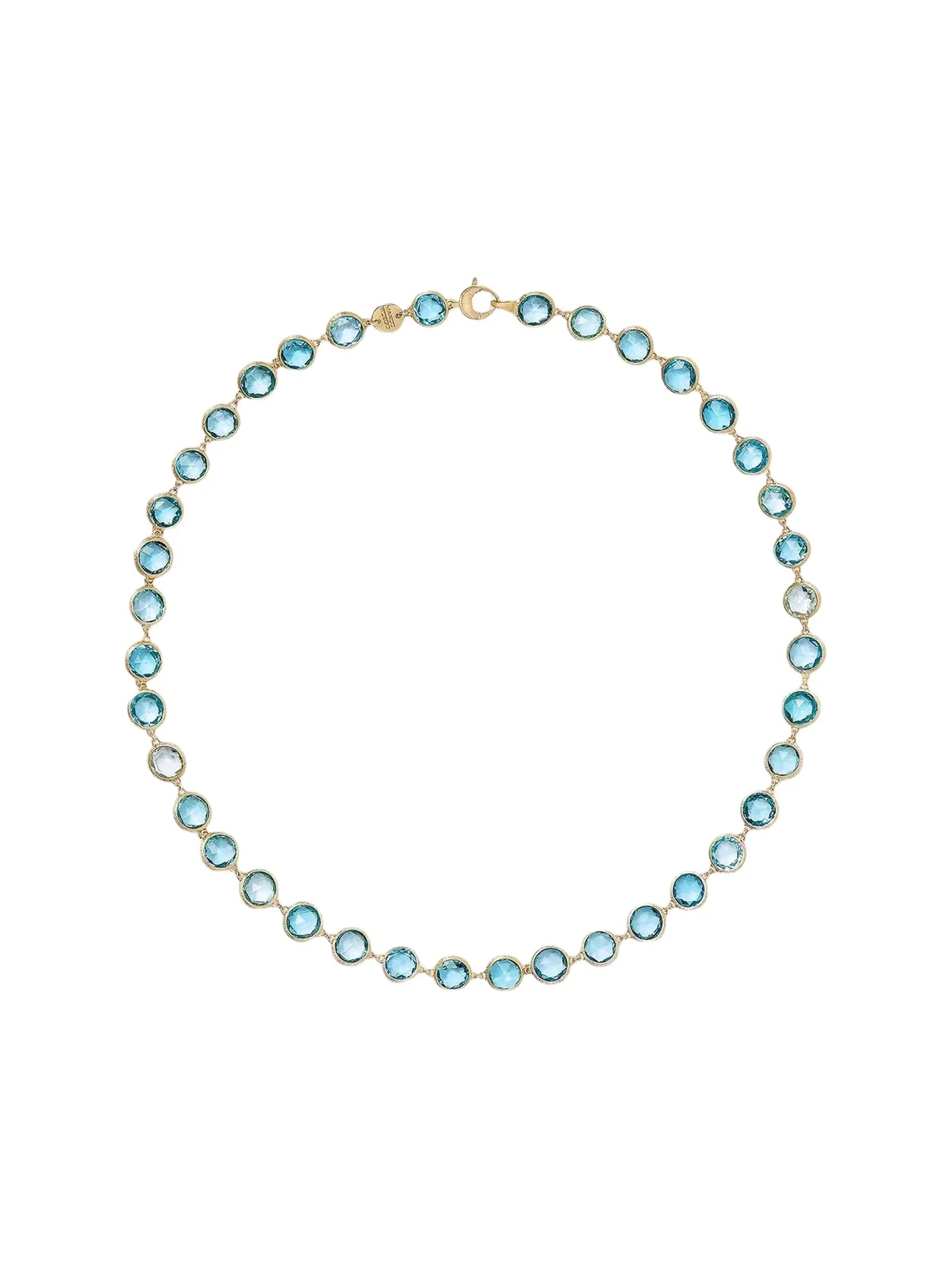 Women's Jaipur Color 18K Yellow Gold & Blue Topaz Necklace Women's Jaipur Color 18K Yellow Gold & Blue Topaz Necklace