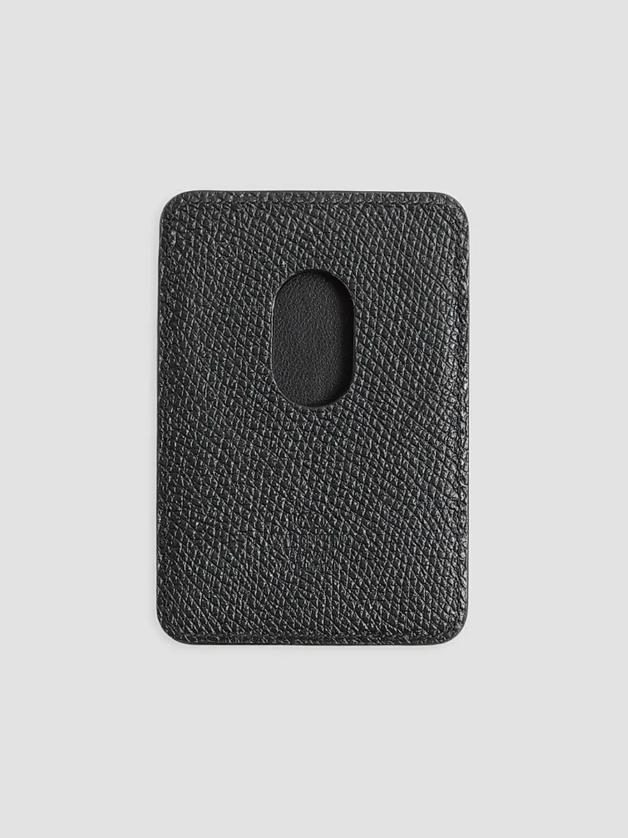 Valentino Men's VLogo Signature Magnetic Cardholder in Grainy Calfskin - Black | Thumbnail 2 Valentino Men's VLogo Signature Magnetic Cardholder in Grainy Calfskin - Black | Thumbnail 2