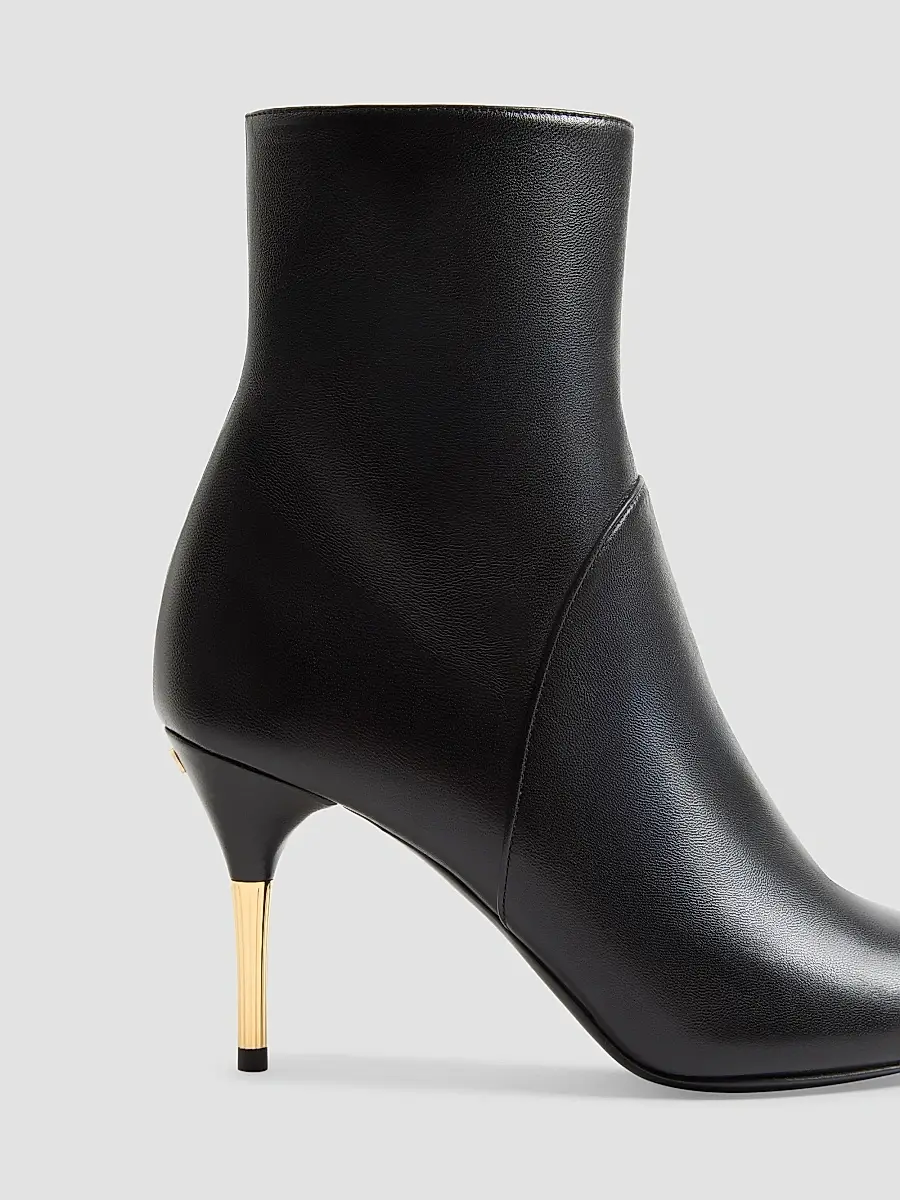 Valentino Women's Sinead 85MM Ankle Boots in Nappa and Suede - Black Rust | Thumbnail 6 Valentino Women's Sinead 85MM Ankle Boots in Nappa and Suede - Black Rust | Thumbnail 6