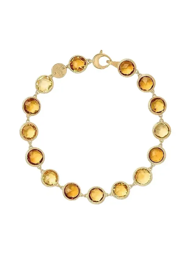 Women's Jaipur Color 18K Yellow Gold & Citrine Bracelet - Yellow Gold Women's Jaipur Color 18K Yellow Gold & Citrine Bracelet - Yellow Gold