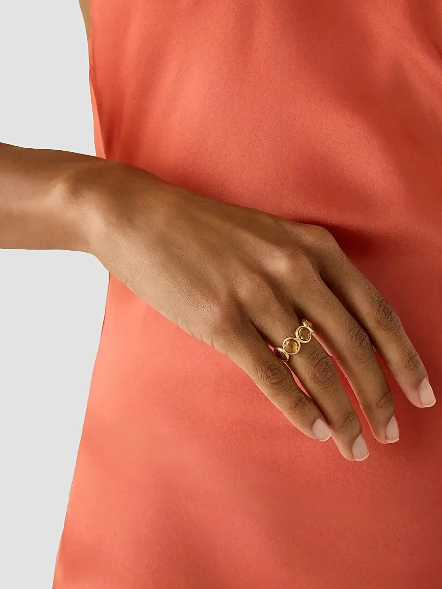 MARCO BICEGO Women's Jaipur Color 18K Yellow Gold & Citrine Ring - Yellow Gold | Thumbnail 2 MARCO BICEGO Women's Jaipur Color 18K Yellow Gold & Citrine Ring - Yellow Gold | Thumbnail 2