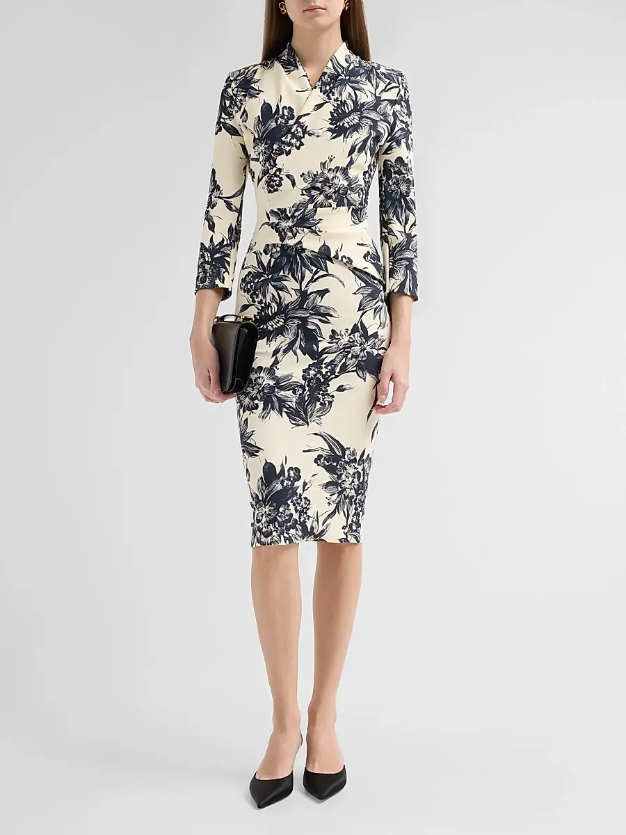 Chiara Boni La Petite Robe Women's Demei Floral Body-Con Dress | Thumbnail 2 Chiara Boni La Petite Robe Women's Demei Floral Body-Con Dress | Thumbnail 2