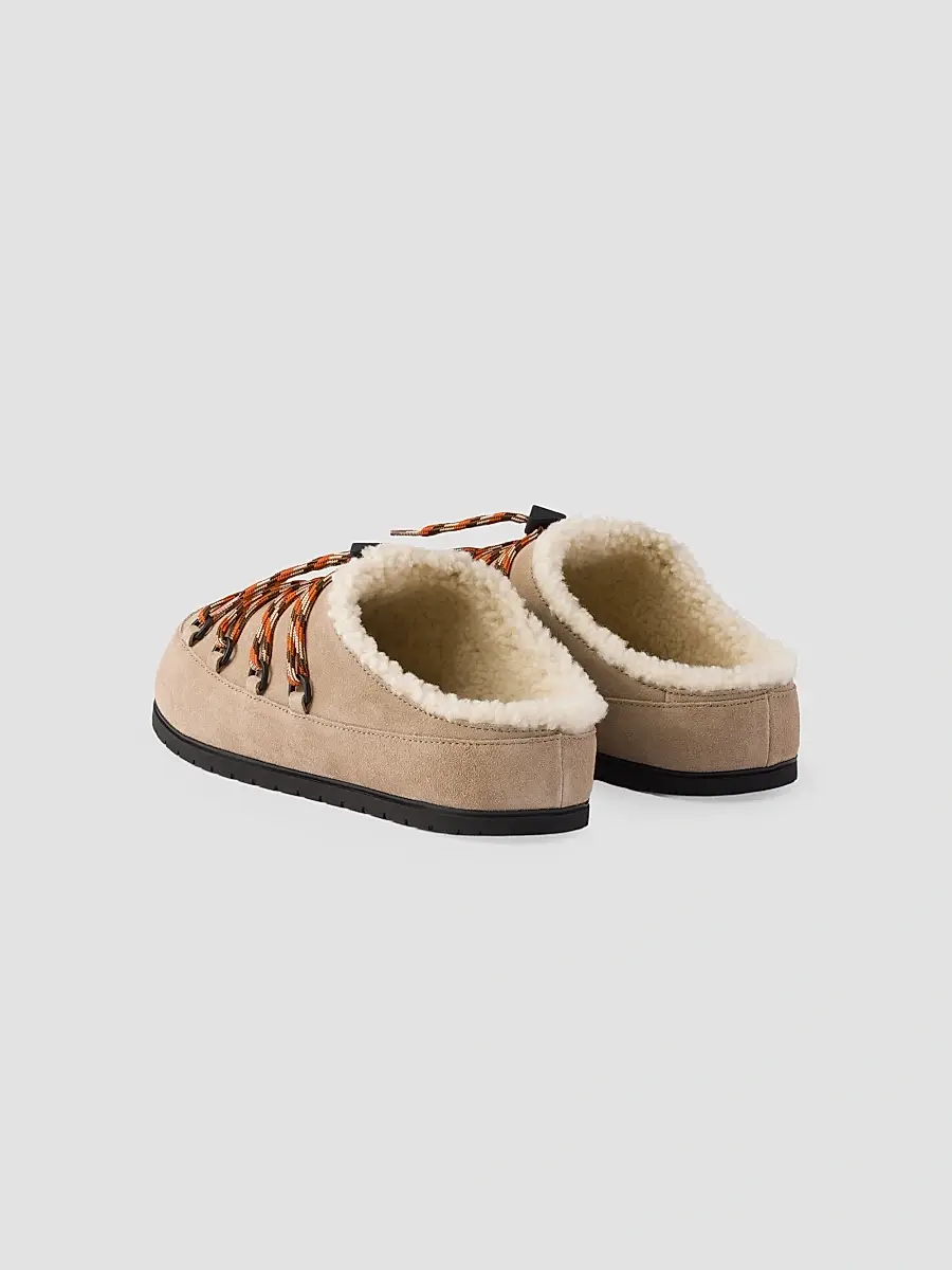 Prada Women's Suede Mules | Thumbnail 4 Prada Women's Suede Mules | Thumbnail 4