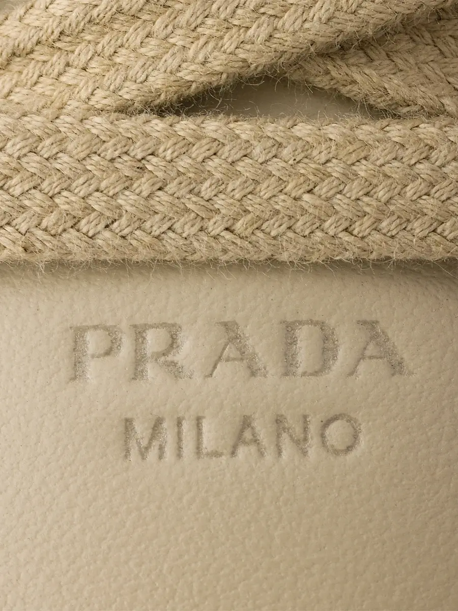 Prada Men's Court Leather Sneakers | Thumbnail 5 Prada Men's Court Leather Sneakers | Thumbnail 5