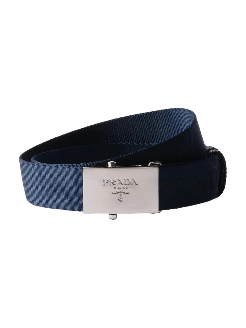 Prada Men's Woven Re-Nylon Belt