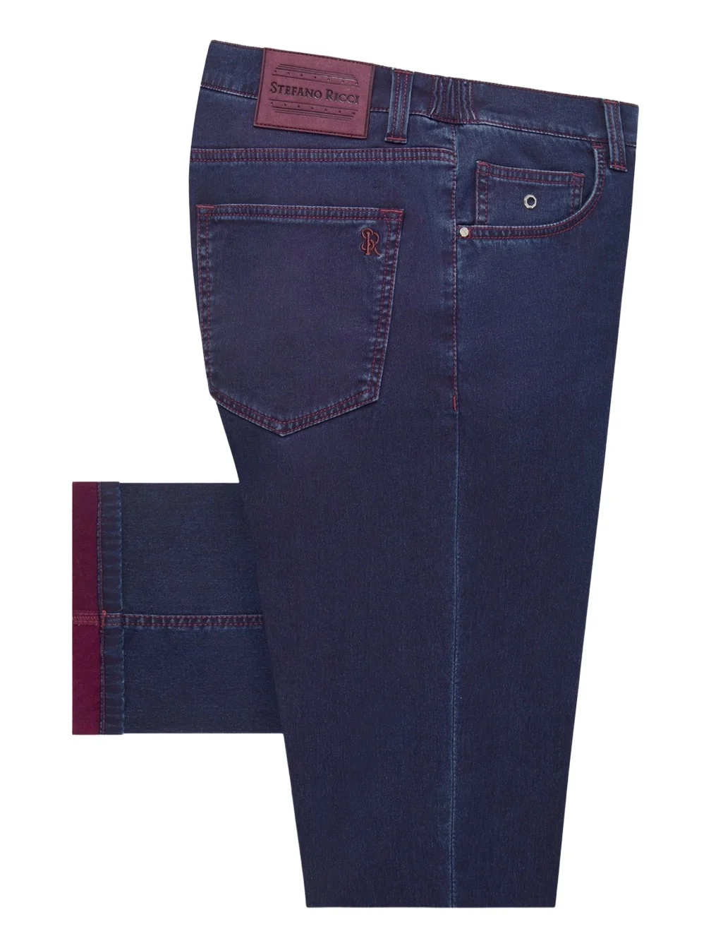 Stefano Ricci Men's Cotton Blend Tapered Jeans