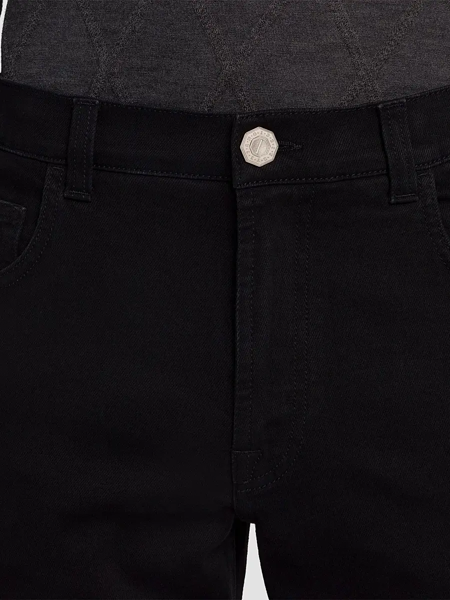 Stefano Ricci Men's Cotton Blend Tapered Jeans | Thumbnail 6 Stefano Ricci Men's Cotton Blend Tapered Jeans | Thumbnail 6