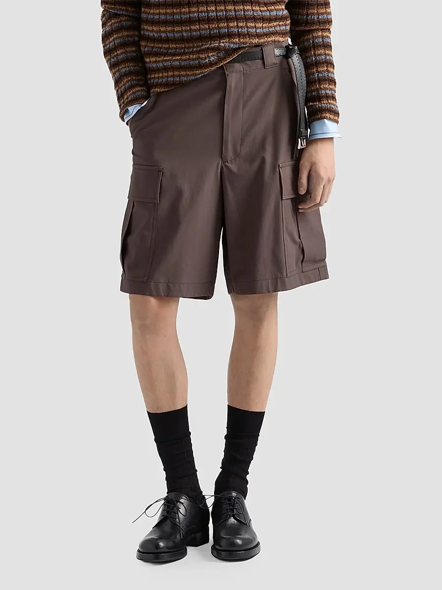 Prada Men's Cotton Bermudas | Thumbnail 3 Prada Men's Cotton Bermudas | Thumbnail 3