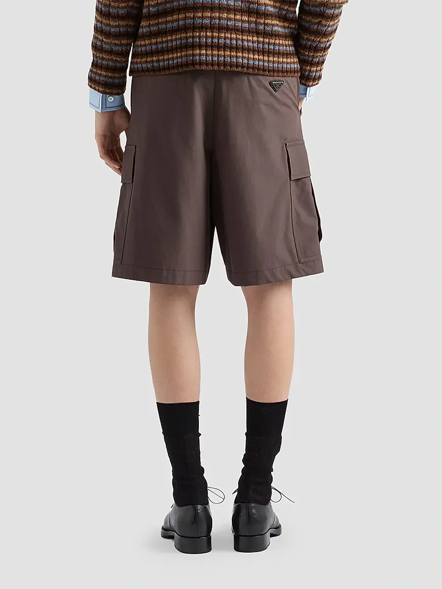 Prada Men's Cotton Bermudas | Thumbnail 6 Prada Men's Cotton Bermudas | Thumbnail 6