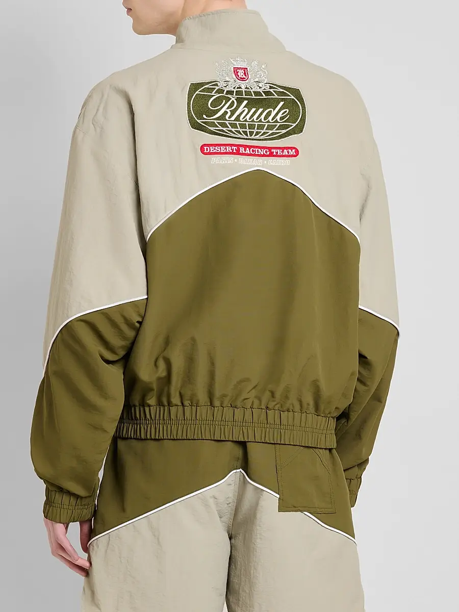 Rhude Men's Desert Racing Logo Track Jacket | Thumbnail 3 Rhude Men's Desert Racing Logo Track Jacket | Thumbnail 3