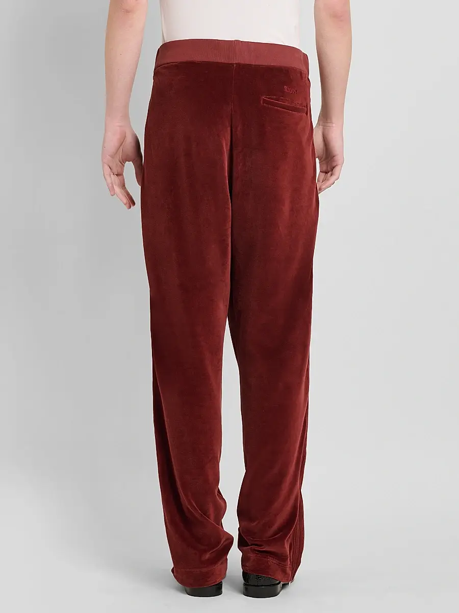 Rhude Men's Trofeo Velour Track Pants | Thumbnail 3