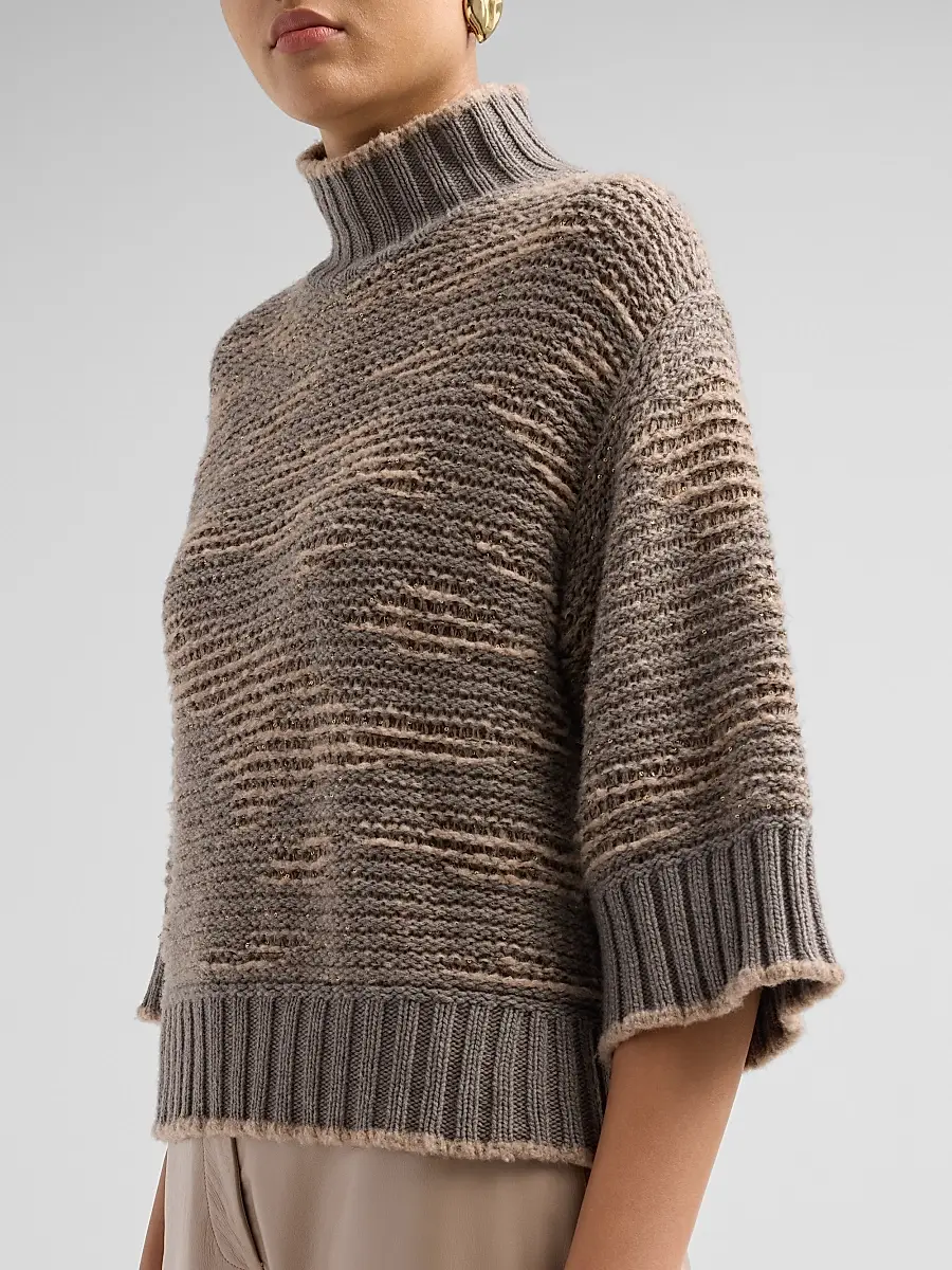 Fabiana Filippi Women's Virgin Wool-Blend Turtleneck Sweater | Thumbnail 5 Fabiana Filippi Women's Virgin Wool-Blend Turtleneck Sweater | Thumbnail 5