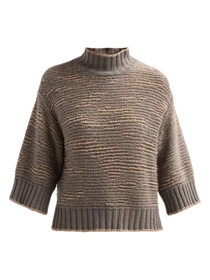 Women's Virgin Wool-Blend Turtleneck Sweater