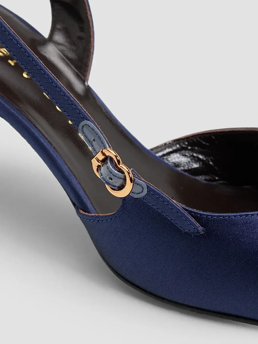 Herbert Levine Women's Ask Around 65MM Satin Heels | Thumbnail 5