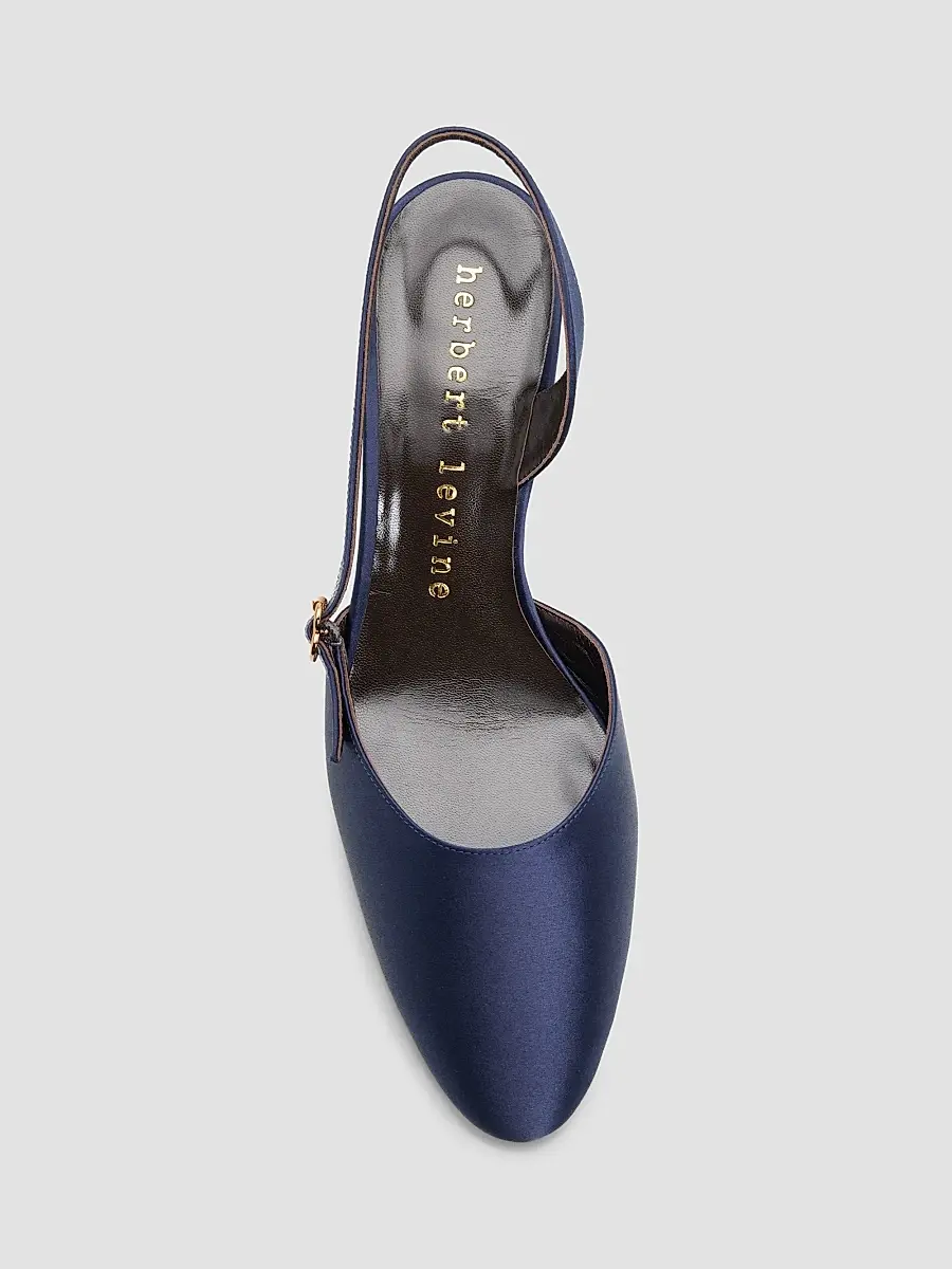 Herbert Levine Women's Ask Around 65MM Satin Heels | Thumbnail 6