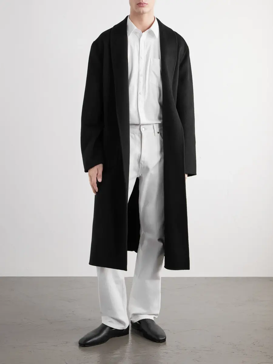 TOTEME Belted Wool Coat - Men | Thumbnail 2 TOTEME Belted Wool Coat - Men | Thumbnail 2