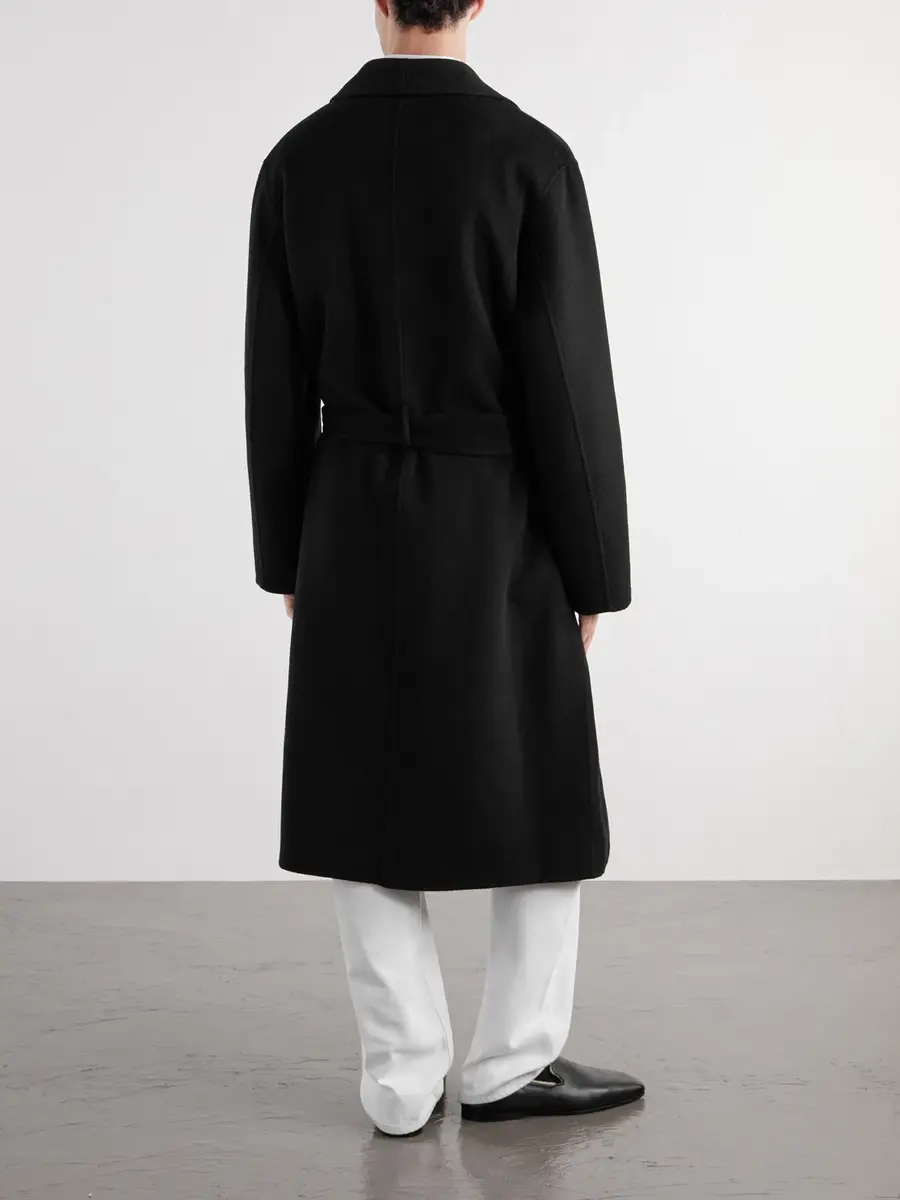 TOTEME Belted Wool Coat - Men | Thumbnail 4 TOTEME Belted Wool Coat - Men | Thumbnail 4