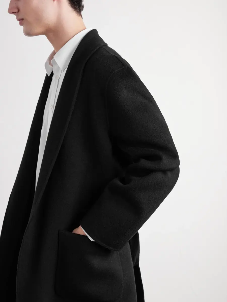 TOTEME Belted Wool Coat - Men | Thumbnail 5 TOTEME Belted Wool Coat - Men | Thumbnail 5