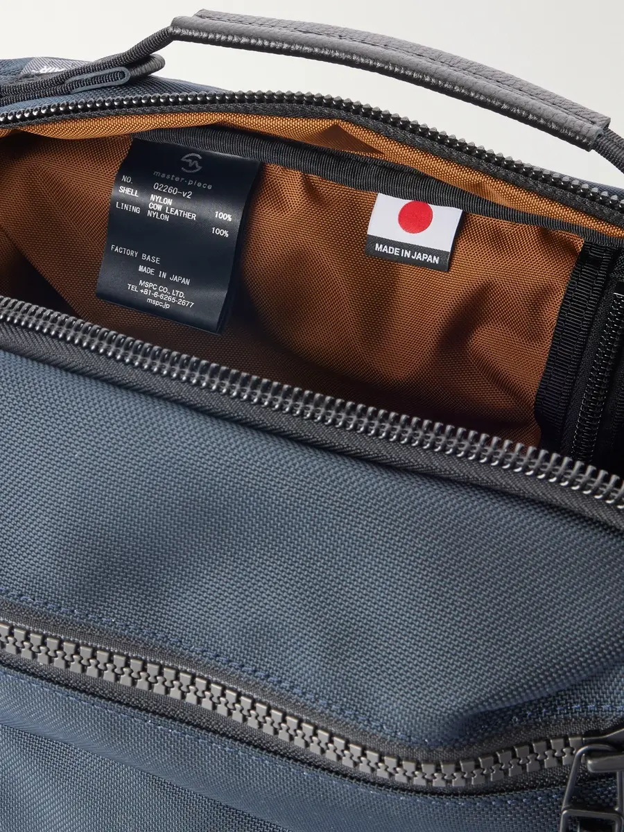 Master-Piece Rise Leather and Canvas-Trimmed CORDURA® MasterTeX Backpack - Men | Thumbnail 6 Master-Piece Rise Leather and Canvas-Trimmed CORDURA® MasterTeX Backpack - Men | Thumbnail 6