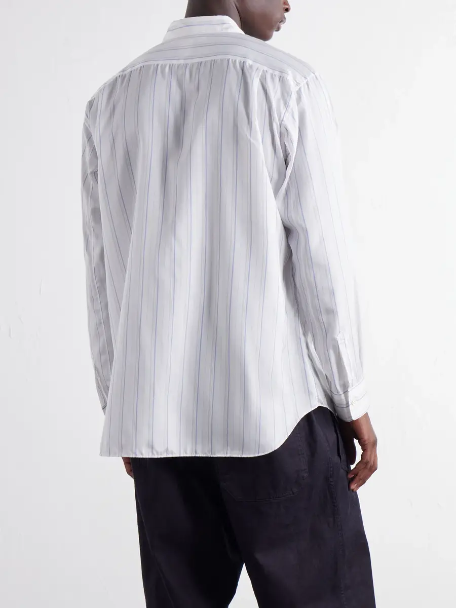 Comme des Garçons SHIRT Striped Satin Shirt - Men | Thumbnail 4 Comme des Garçons SHIRT Striped Satin Shirt - Men | Thumbnail 4