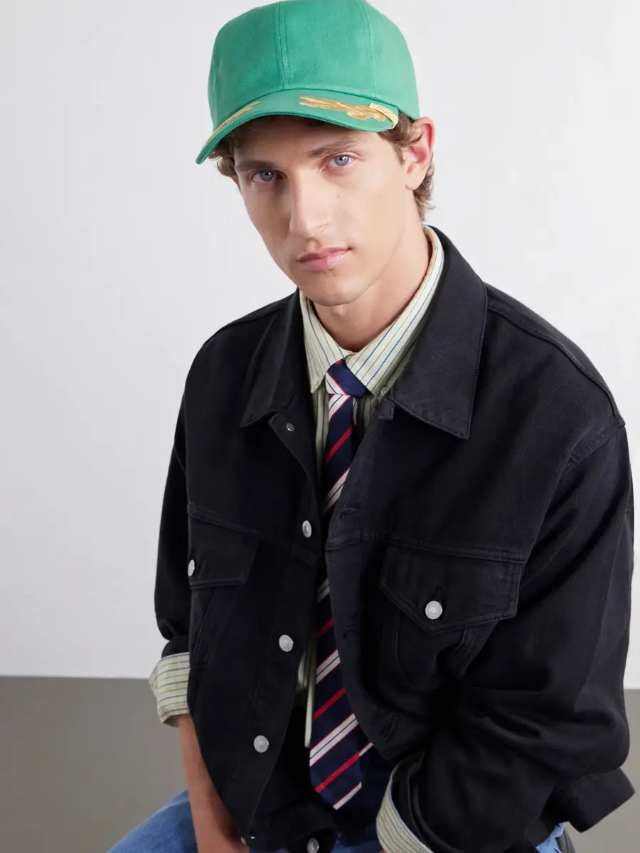 Visvim Excelsior II Embroidered Cotton-Canvas Cap - Men | Thumbnail 2 Visvim Excelsior II Embroidered Cotton-Canvas Cap - Men | Thumbnail 2