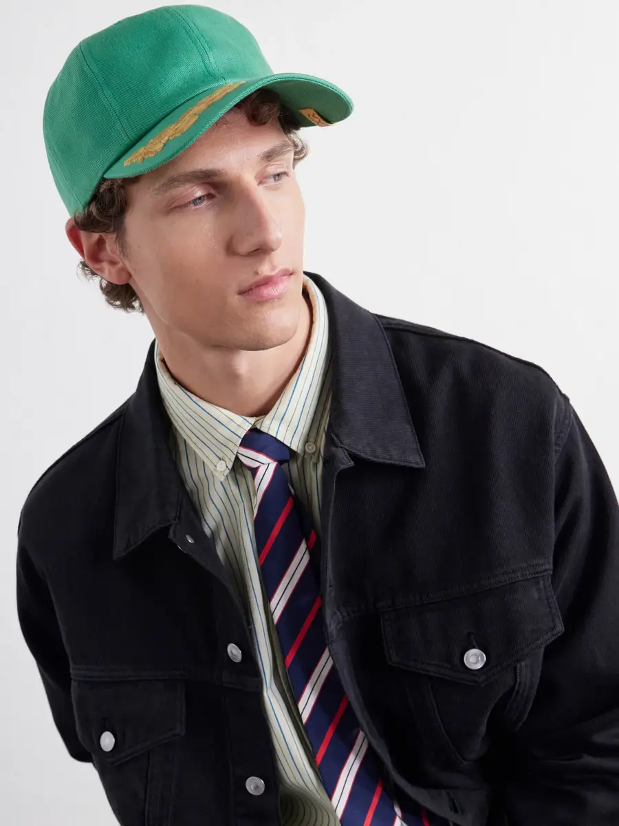 Visvim Excelsior II Embroidered Cotton-Canvas Cap - Men | Thumbnail 3 Visvim Excelsior II Embroidered Cotton-Canvas Cap - Men | Thumbnail 3