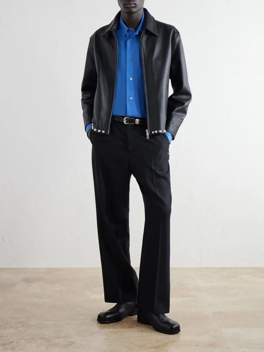 Second/Layer Rider Embellished Leather Jacket - Men | Thumbnail 2 Second/Layer Rider Embellished Leather Jacket - Men | Thumbnail 2