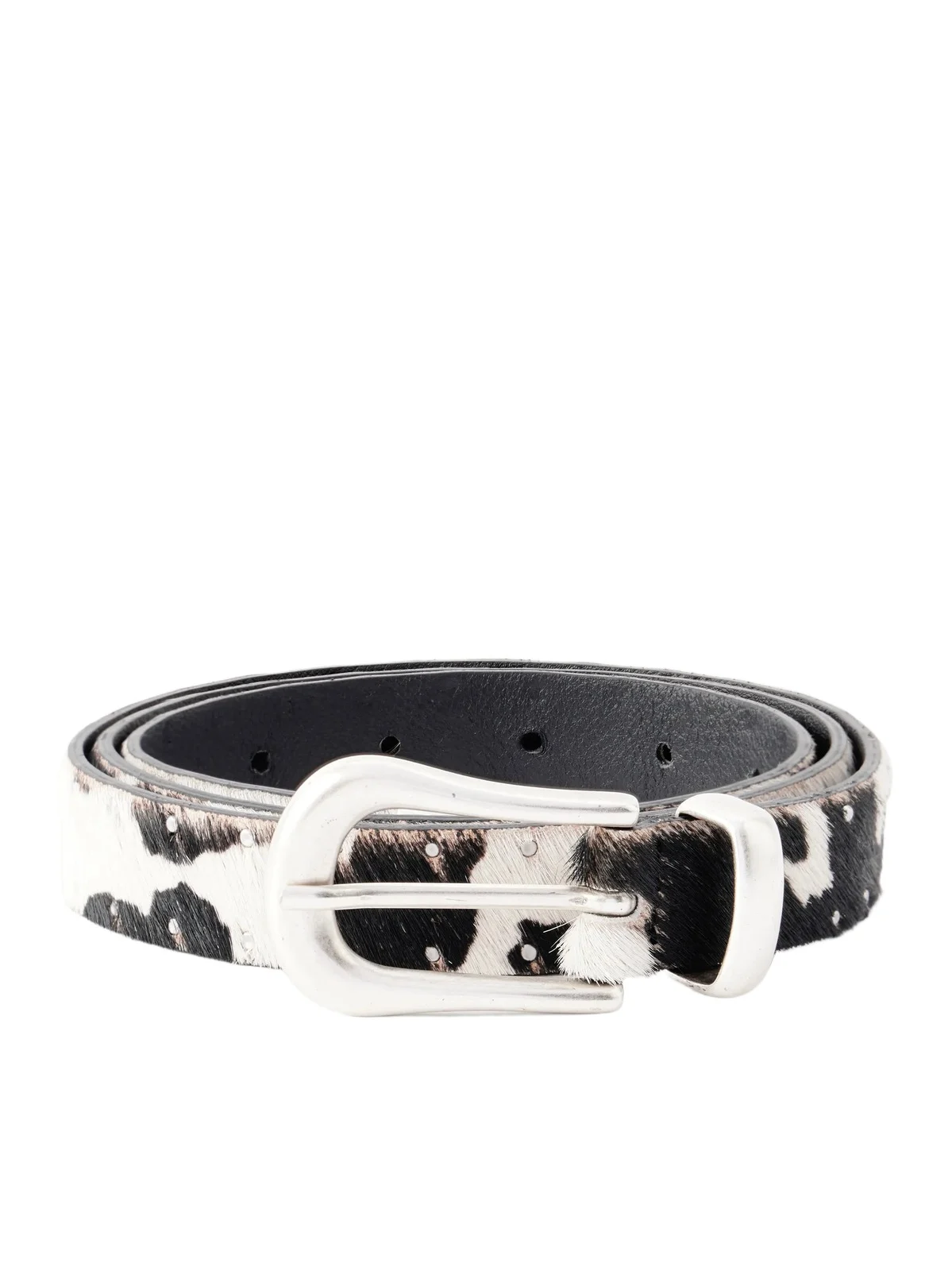Second/Layer The Doc 2cm Studded Calf Hair Belt - Men