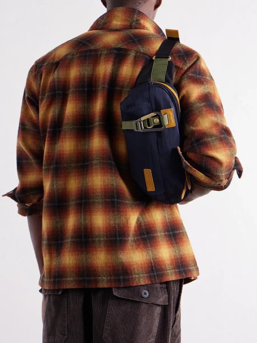 Master-Piece Link Leather-Trimmed Nylon-Twill Belt Bag - Men | Thumbnail 3 Master-Piece Link Leather-Trimmed Nylon-Twill Belt Bag - Men | Thumbnail 3