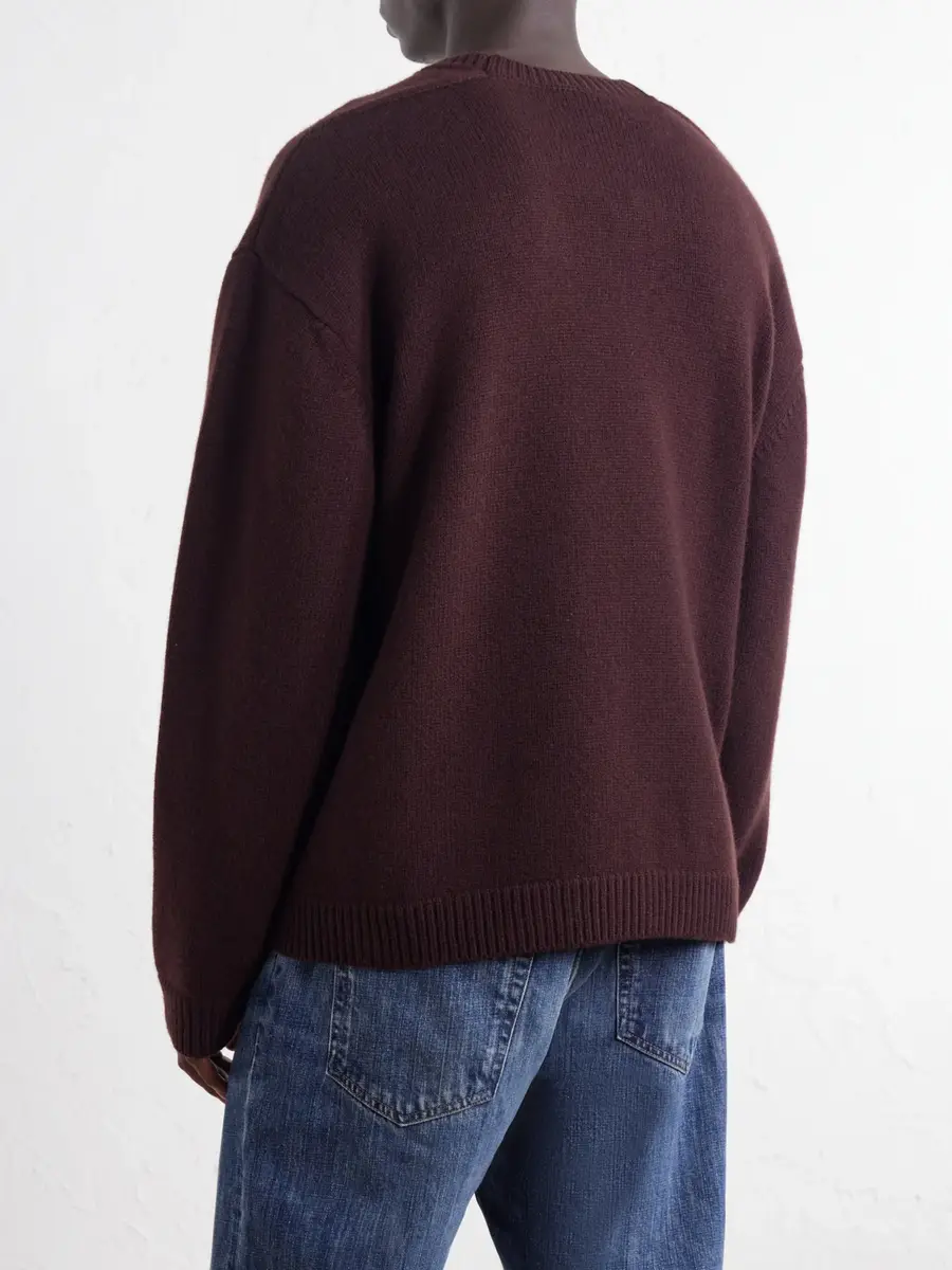 Studio Nicholson Hemyl Oversized Wool Sweater - Men | Thumbnail 4 Studio Nicholson Hemyl Oversized Wool Sweater - Men | Thumbnail 4