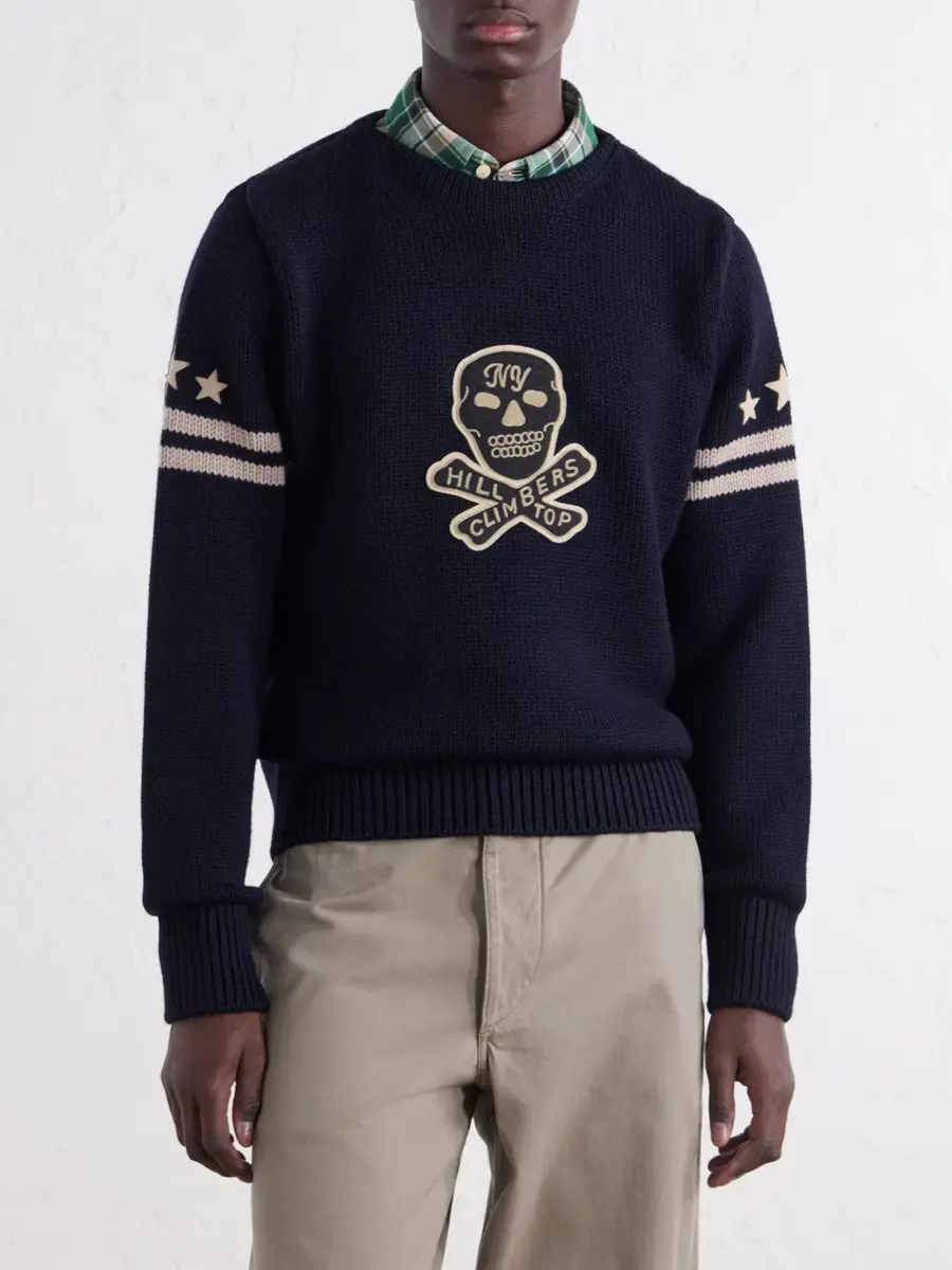 RRL Appliquéd Wool Sweater - Men | Thumbnail 3 RRL Appliquéd Wool Sweater - Men | Thumbnail 3