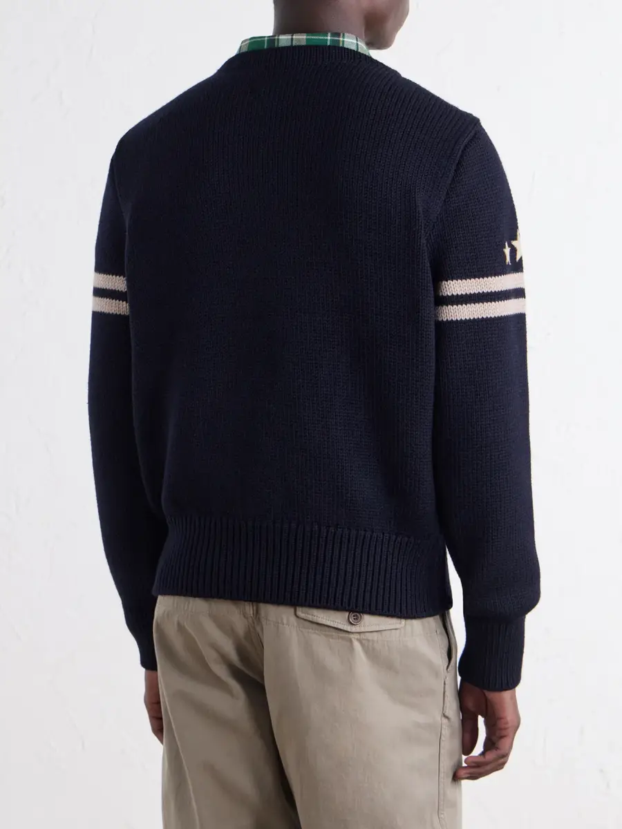 RRL Appliquéd Wool Sweater - Men | Thumbnail 4 RRL Appliquéd Wool Sweater - Men | Thumbnail 4