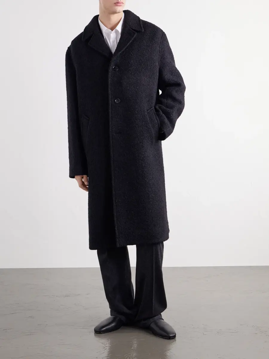 TOTEME Brushed Wool-Blend Coat - Men | Thumbnail 3 TOTEME Brushed Wool-Blend Coat - Men | Thumbnail 3