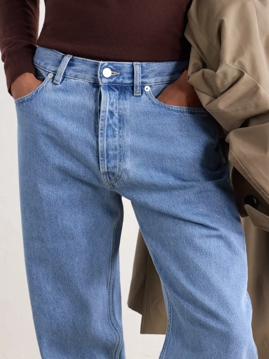 Thom Sweeney Easy Fit Straight-Leg Jeans - Men | Thumbnail 5