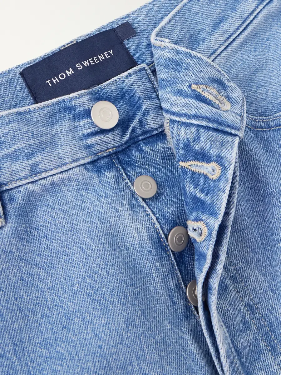 Thom Sweeney Easy Fit Straight-Leg Jeans - Men | Thumbnail 6