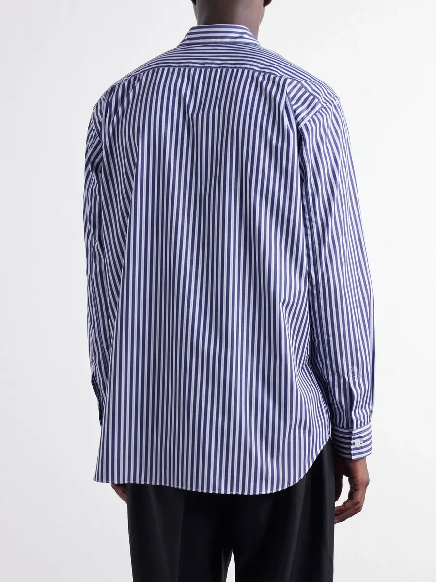 Comme des Garçons SHIRT Striped Cotton-Poplin Shirt - Men | Thumbnail 4 Comme des Garçons SHIRT Striped Cotton-Poplin Shirt - Men | Thumbnail 4