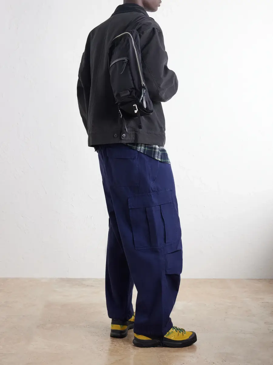 Master-Piece Lightning Leather-Trimmed Shell Sling Backpack - Men | Thumbnail 2 Master-Piece Lightning Leather-Trimmed Shell Sling Backpack - Men | Thumbnail 2