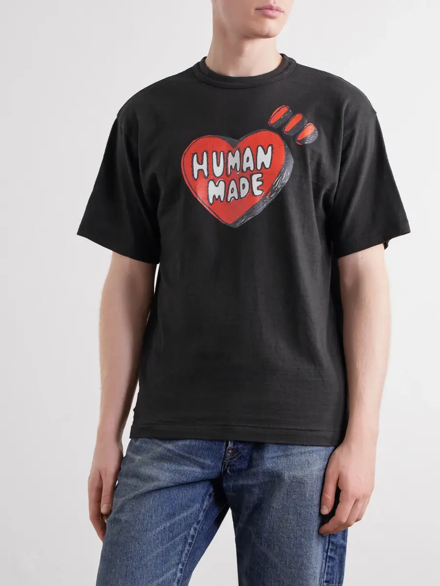 Human Made Printed Cotton-Jersey T-Shirt - Men | Thumbnail 3 Human Made Printed Cotton-Jersey T-Shirt - Men | Thumbnail 3