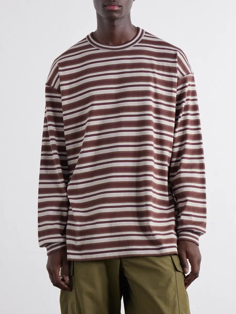 COMME des GARCONS HOMME Striped Cotton-Jersey T-Shirt - Men | Thumbnail 3 COMME des GARCONS HOMME Striped Cotton-Jersey T-Shirt - Men | Thumbnail 3