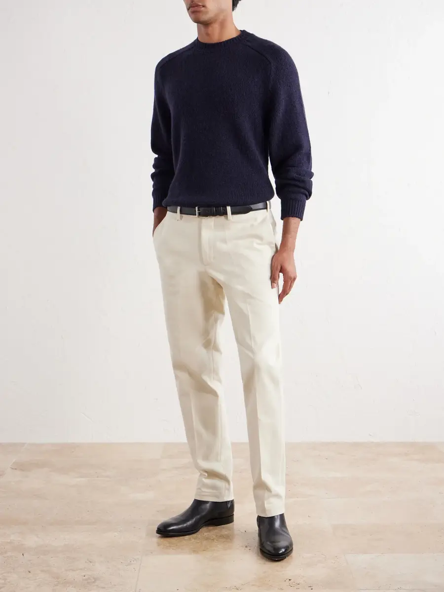 Thom Sweeney Wool and Yak-Blend Sweater - Men | Thumbnail 2 Thom Sweeney Wool and Yak-Blend Sweater - Men | Thumbnail 2