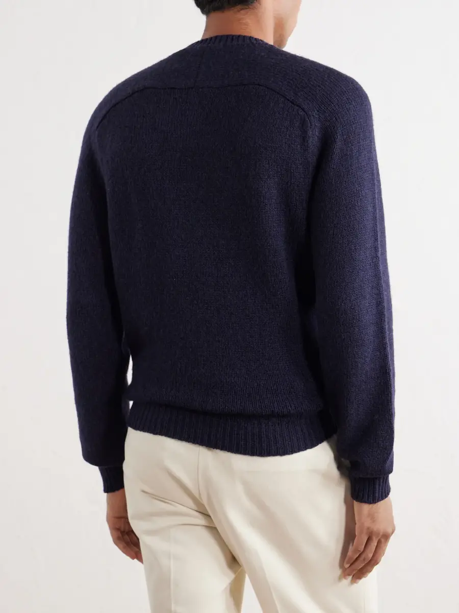 Thom Sweeney Wool and Yak-Blend Sweater - Men | Thumbnail 4 Thom Sweeney Wool and Yak-Blend Sweater - Men | Thumbnail 4