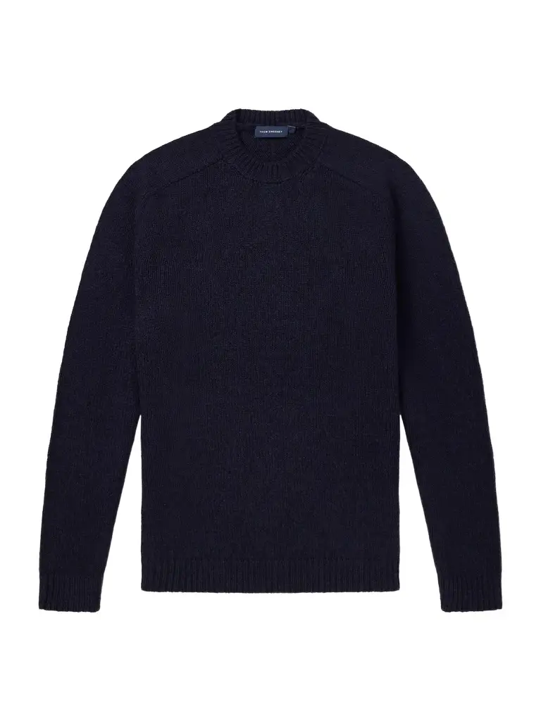 Thom Sweeney Wool and Yak-Blend Sweater - Men